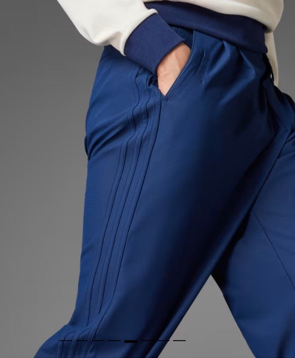 $100 Adidas Men’s Originals TWISTKNIT Pleated Pants- Night Indigo- 30W 32L- New