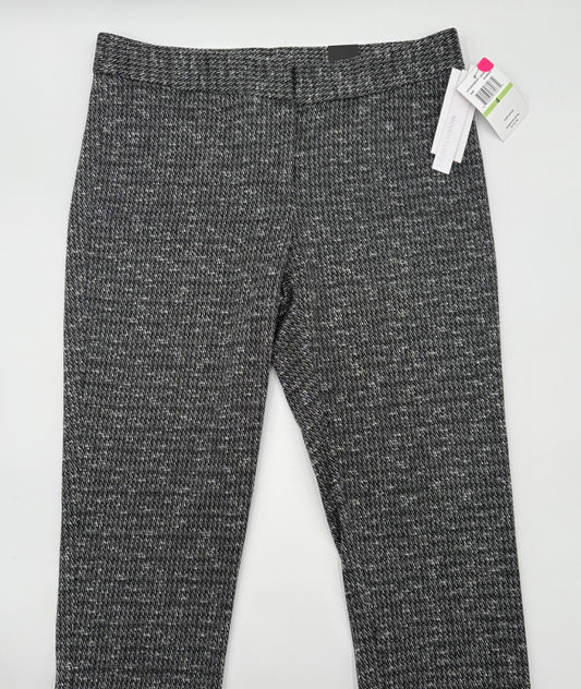 $110 Amanda & Chelsea Women's- Stretch Comfort Waist Pants-Black/White-Size 4