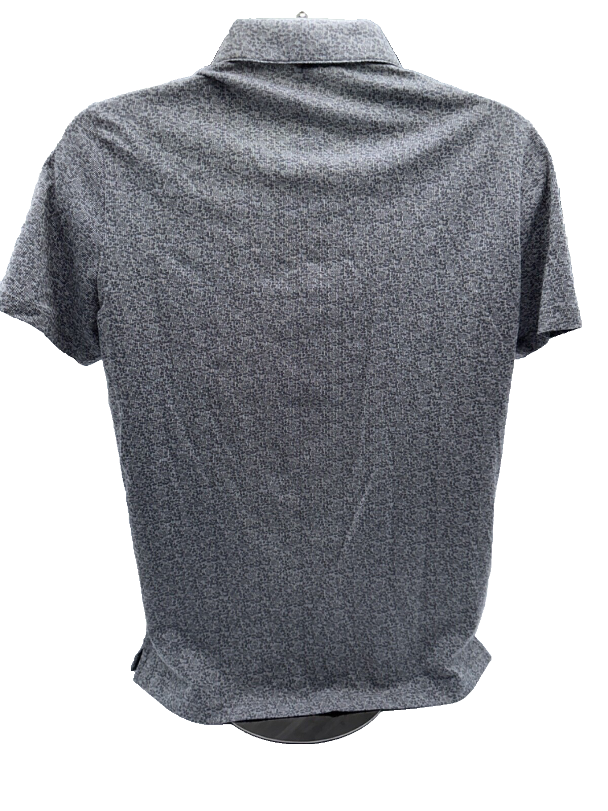 $115 Robert Barakett Men’s Open Collar Polo Shirt- Grey - Medium -  New with tag
