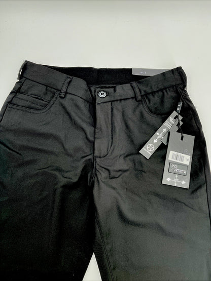 TR Premium Men’s Tech Stretch Slim Fit Pants - Black- 30W 32L- New Tags $168