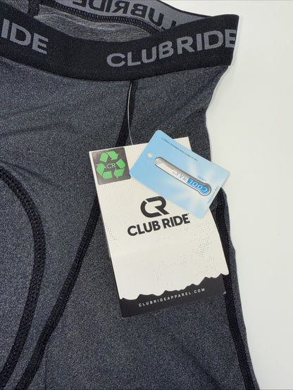 $50 Club Ride Apparel Men’s Gunslinger Bike Shorts- Black/Grey - Small - New Tag