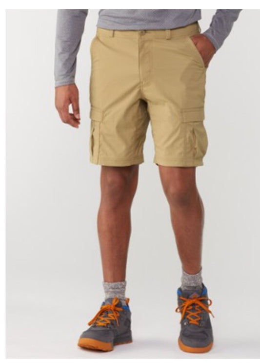 $60 Rei Men’s  Sahara Cargo Shorts Belted Hiking Outdoor-Burlap Beige-30W- New