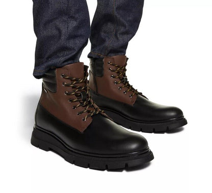 Aldo Men’s Mayfair Lace Boots - Black/Brown- Size: 10M - NEW - Retail $149