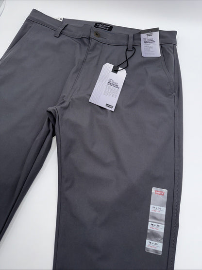 $69 Levi’s XX Chino Standard Tech Men’s Pants- Charred Grey- 36W 30L-New Tags