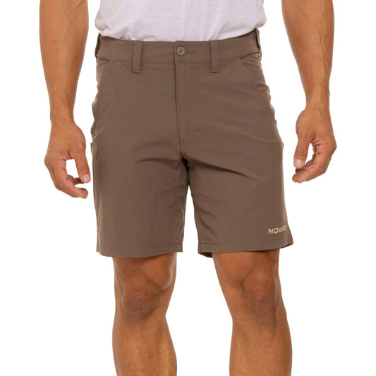 $65 Nomad Men's Stretch Shorts 9” - N200075 - Mud - Medium - New With Tags