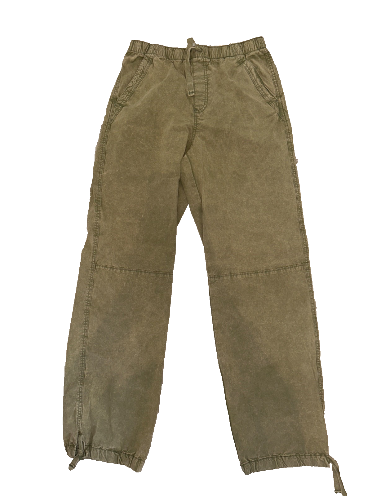 $40 SO Women's High Rise Pull On Pant - Drew Green - Medium - New With Tag