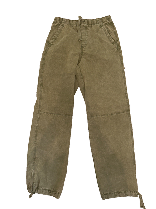 $40 SO Women's High Rise Pull On Pant - Drew Green - Medium - New With Tag