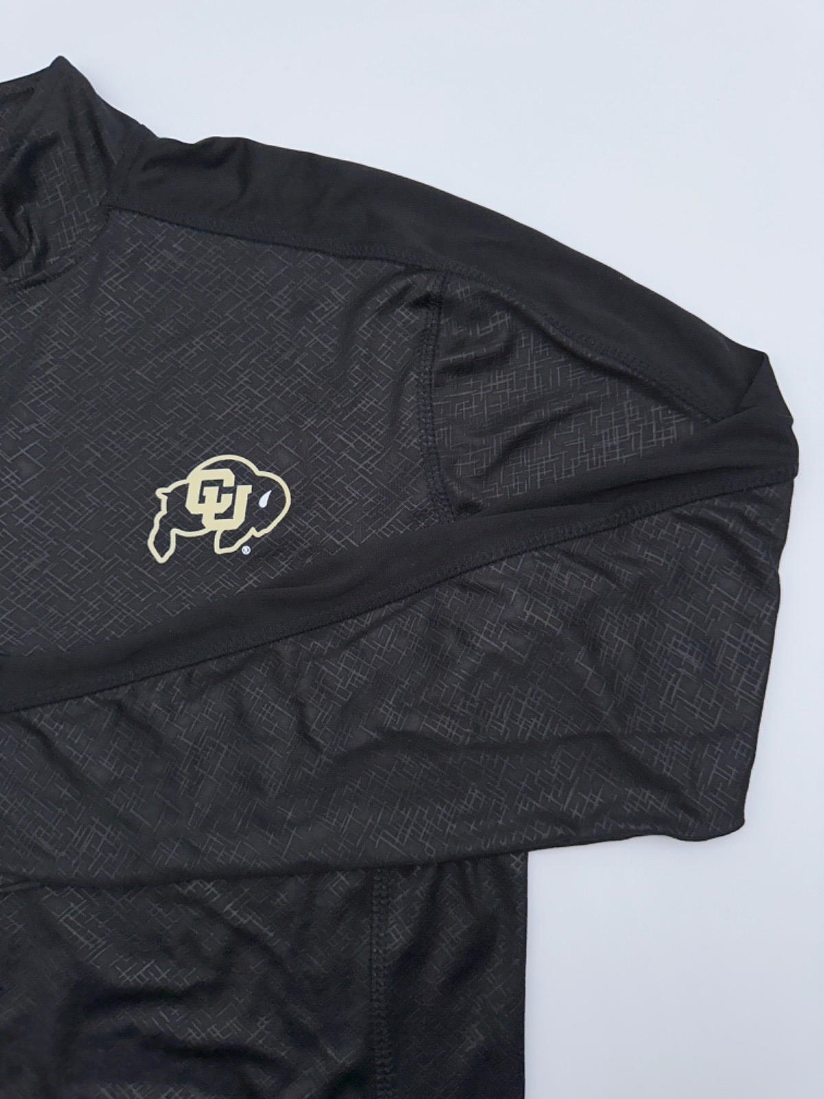 $40 Colosseum Men’s NCAA CU 1/4 Zip Long Sleeve Shirt - Black - Small - New Tag