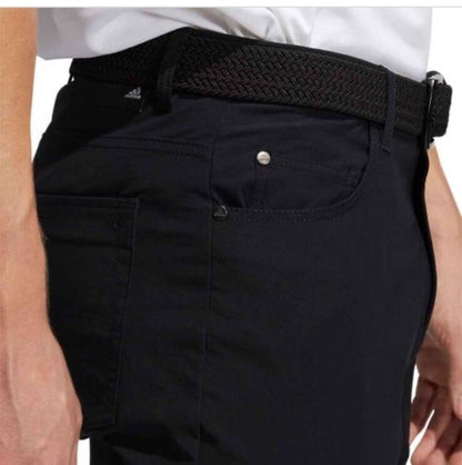 $80 ADIDAS Men's Ultimate 365  5-Pocket Tapered Golf Pants-Black -32W 32L-New