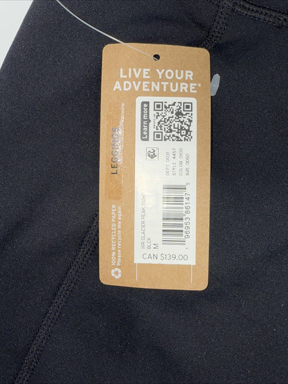 $109 Eddie Bauer Women’s Glacier Peak Tight Warm Pant-Black-Medium-New Tags