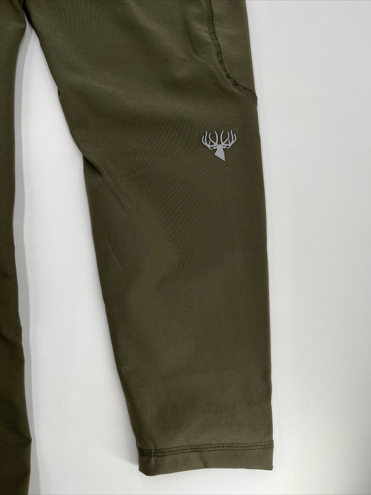 $80 King's Women’s High Waist Freya Leggings Stretch-Leaf Olive-Large-New Tags