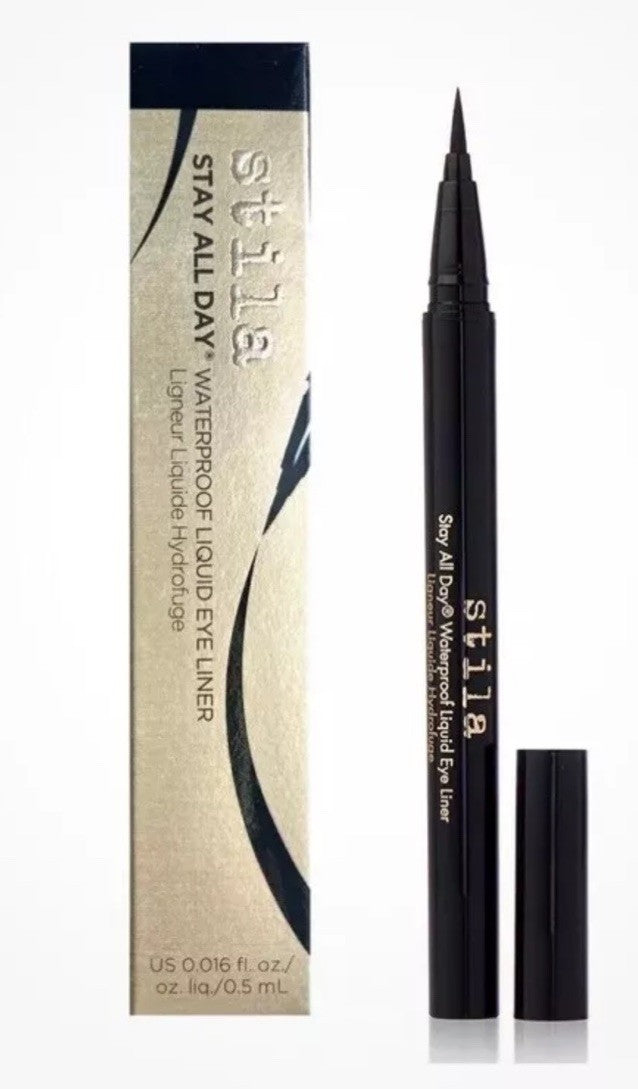 2 PACK Stila Stay All Day Waterproof Liquid Eye Liner “Intense Black” Full Size