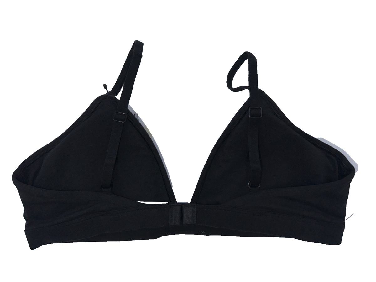 $32 Calvin Klein Women’s Classic Comfort Lightly Lined Triangle Bra-Black-Large