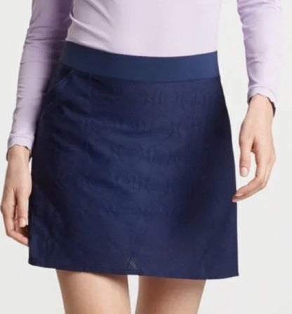 $140 Peter Millar Women’s Golf Skort -LF24EB22 -  Navy - Medium - New with tag