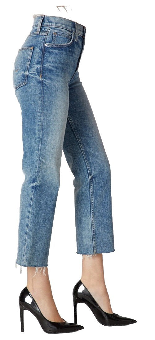 $205 Hudson Women’s Jeans - High Rise Straight Crop- Sweet Dreams- Size 29