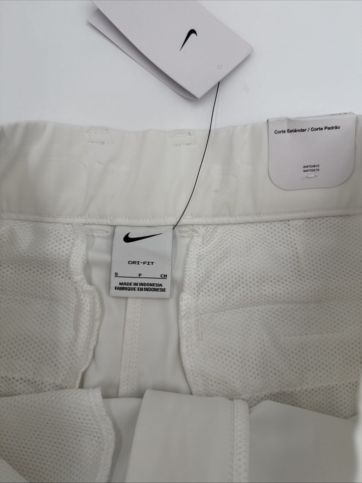 $78 Nike Women's Dri-FIT Victory 5" Golf Shorts Stretch DX6087 - White-SMALL-New