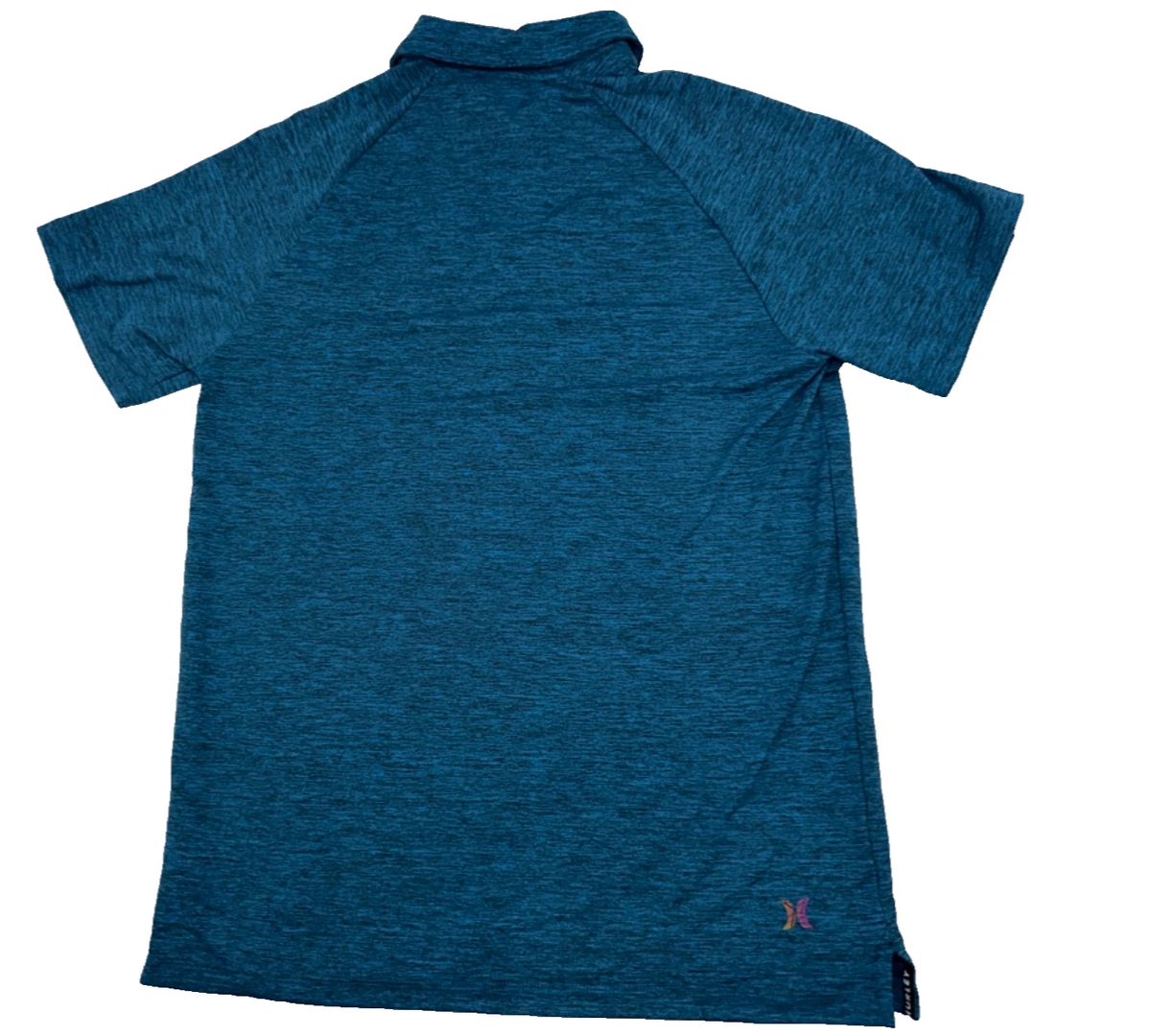 $40 Hurley Men’s Spacedye Performance Polo- Blue- Small - New Missing Tag