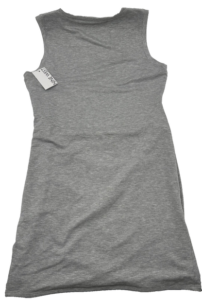 Nine West Women’s-Tulip Hem Sleeveless Dress- Grey- Medium- New Tag