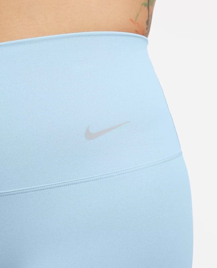 $60 Nike Women’s Zenvy Gentle-Support High-Waisted 8" Biker Shorts-Blue-Medium