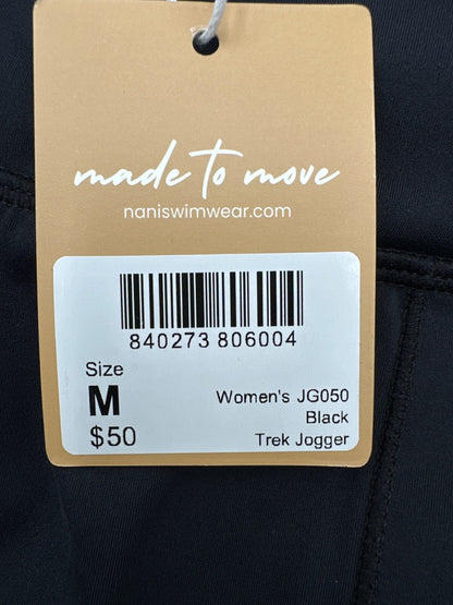 $50 Nani Active Women's Trek Jogger - JG050 - Black - Medium- New With Tags