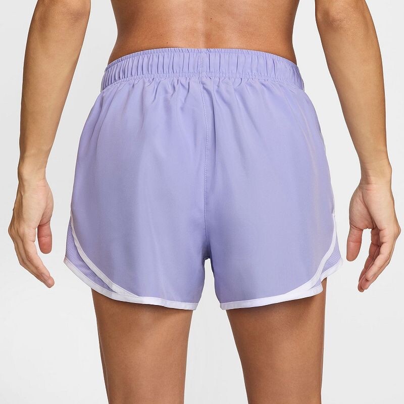 $32 Nike Women's Dri-FIT Tempo Mid-Rise Running Shorts 3” - Lilac Ice - Small