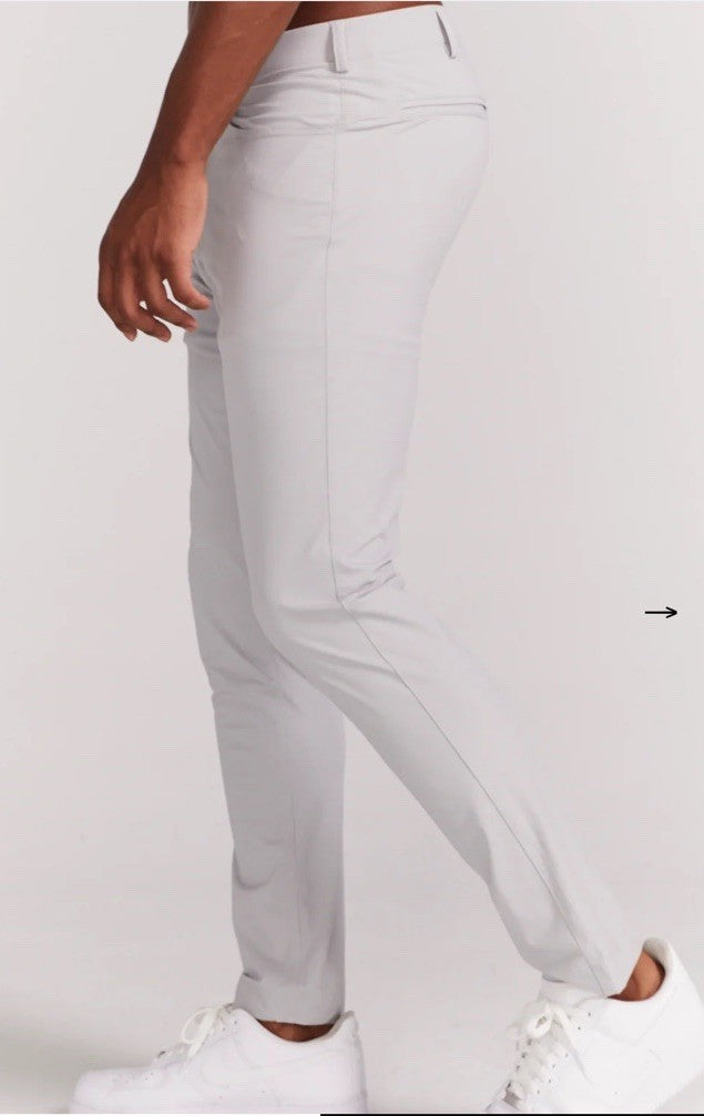 $140 Redvanly Men’s Kent Golf Pants - Glacier Gray -XLarge-- New With Tags