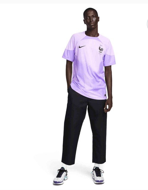 $95 Nike Men’s France Goalkeeper Soccer Jersey FFF DN0664-581-Purple-Large-New