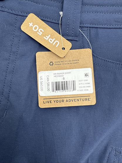 $60 Eddie Bauer Women’s Rainier Bermuda Shorts -Indigo -Size: 8 (31W)- New
