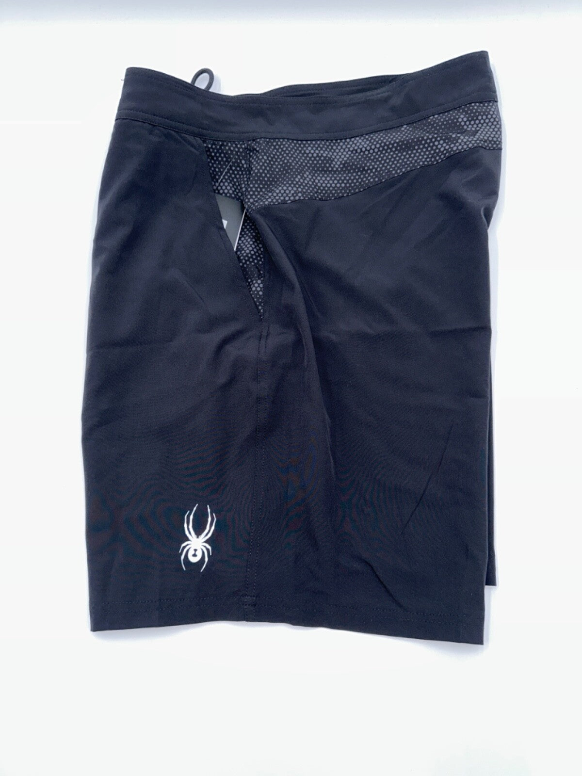 $65 Spyder Swim Men’s E Board Swim Shorts 9” - Black- Medium- New With Tag