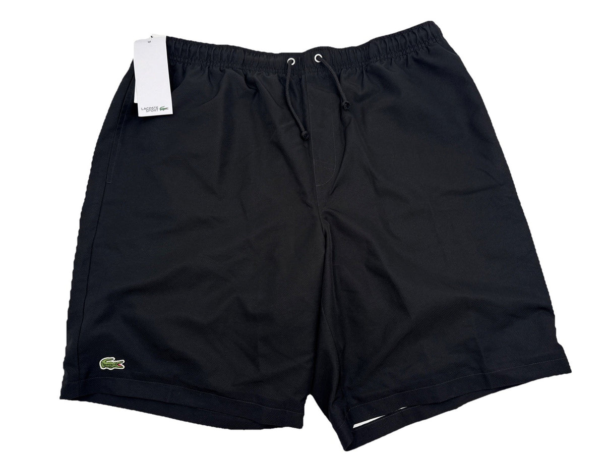 $70 Lacoste Men’s Lightweight Lined GH353T Tennis Shorts- Black - Large-  NEW