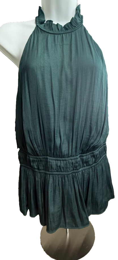 $40 Nine West Women’s- Halter Tank Top-Lavish Green- Medium-New Tag