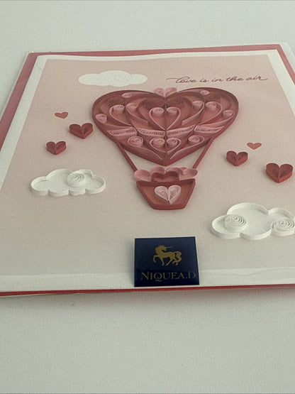 Lot Of 2 Niquea.D Dimensional Valentine's Day Greeting Cards- Upscaled Quality!