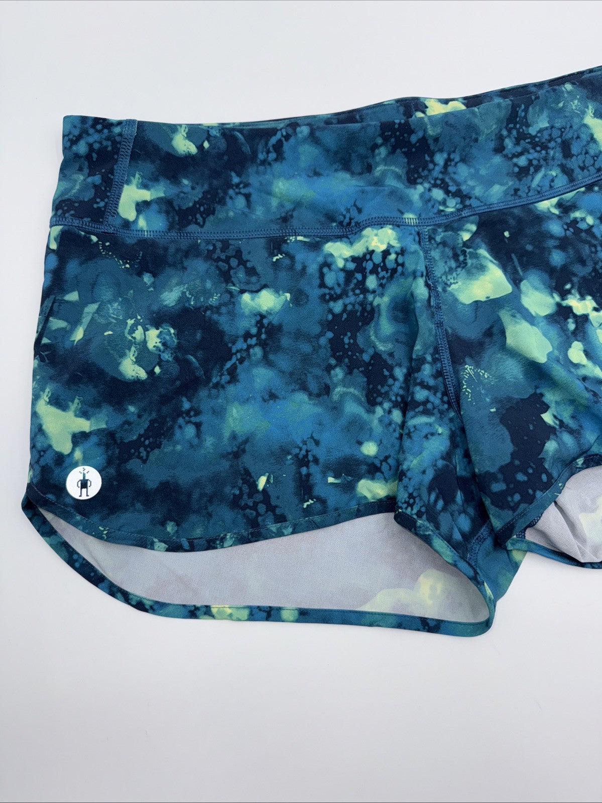 $60 Smartwool Women’s Active Lined Shorts SW016604P33- Twilight Blue- Medium-New