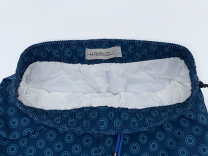 $64 Harmonqlo Men’s Sumba Swim Trunks 6” - Blue - Small - New With Tags