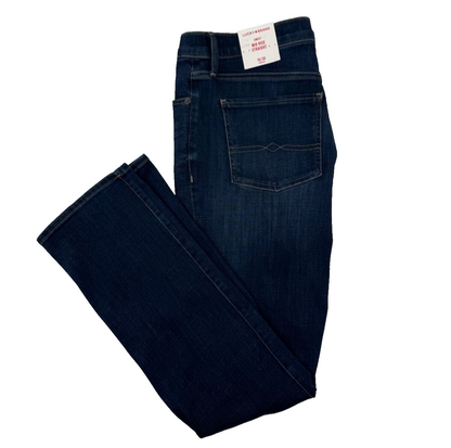 $99 Lucky Brand Women’s- Sweet Mid Rise Straight Jeans-10/30R-Dark Blue-New Tag