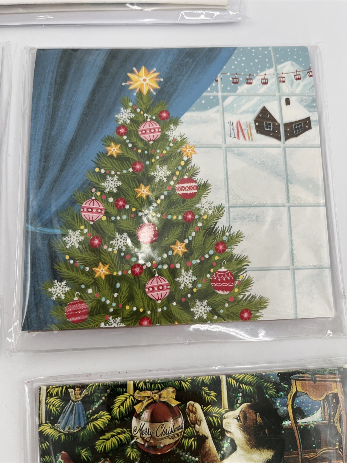 Up With Paper Lot Of 5 Holiday Pop-Up Christmas Cards- Combo - ($50) Great Deal!
