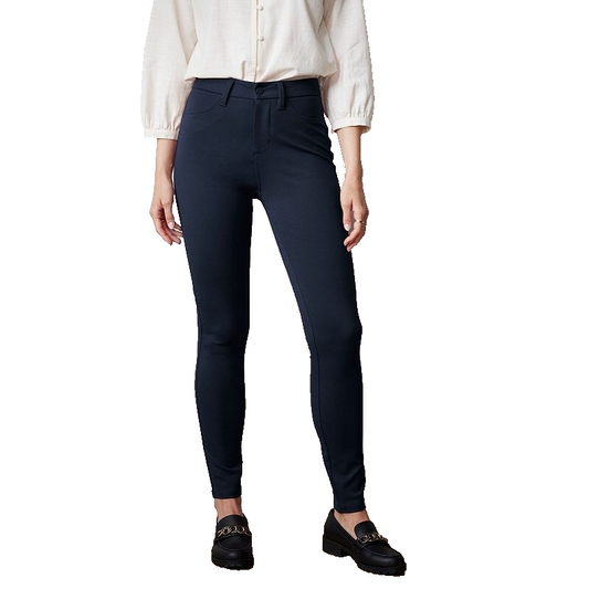 $37 Lauren Conrad Women's High Rise Super Skinny Ponte Pant-Navy - Medium - New