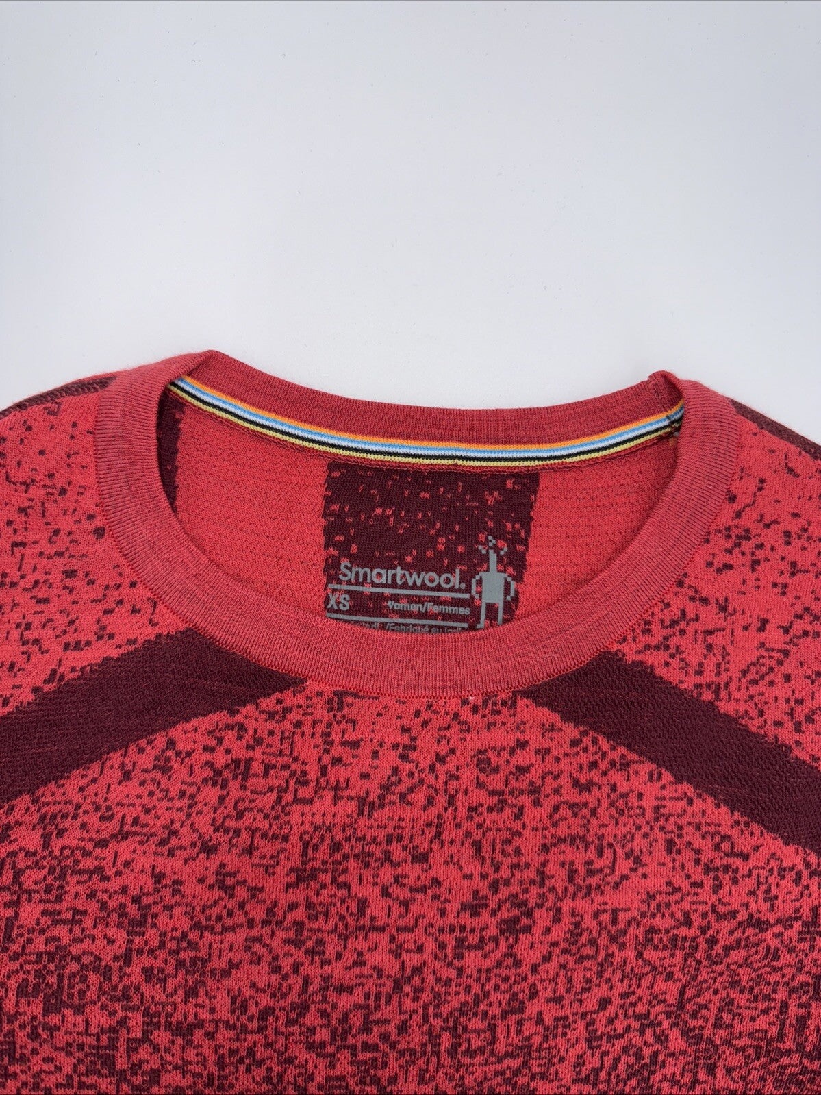 $130 Smartwool Women’s Intraknit Active Merino Base Layer Top-BlackCherry-XSmall
