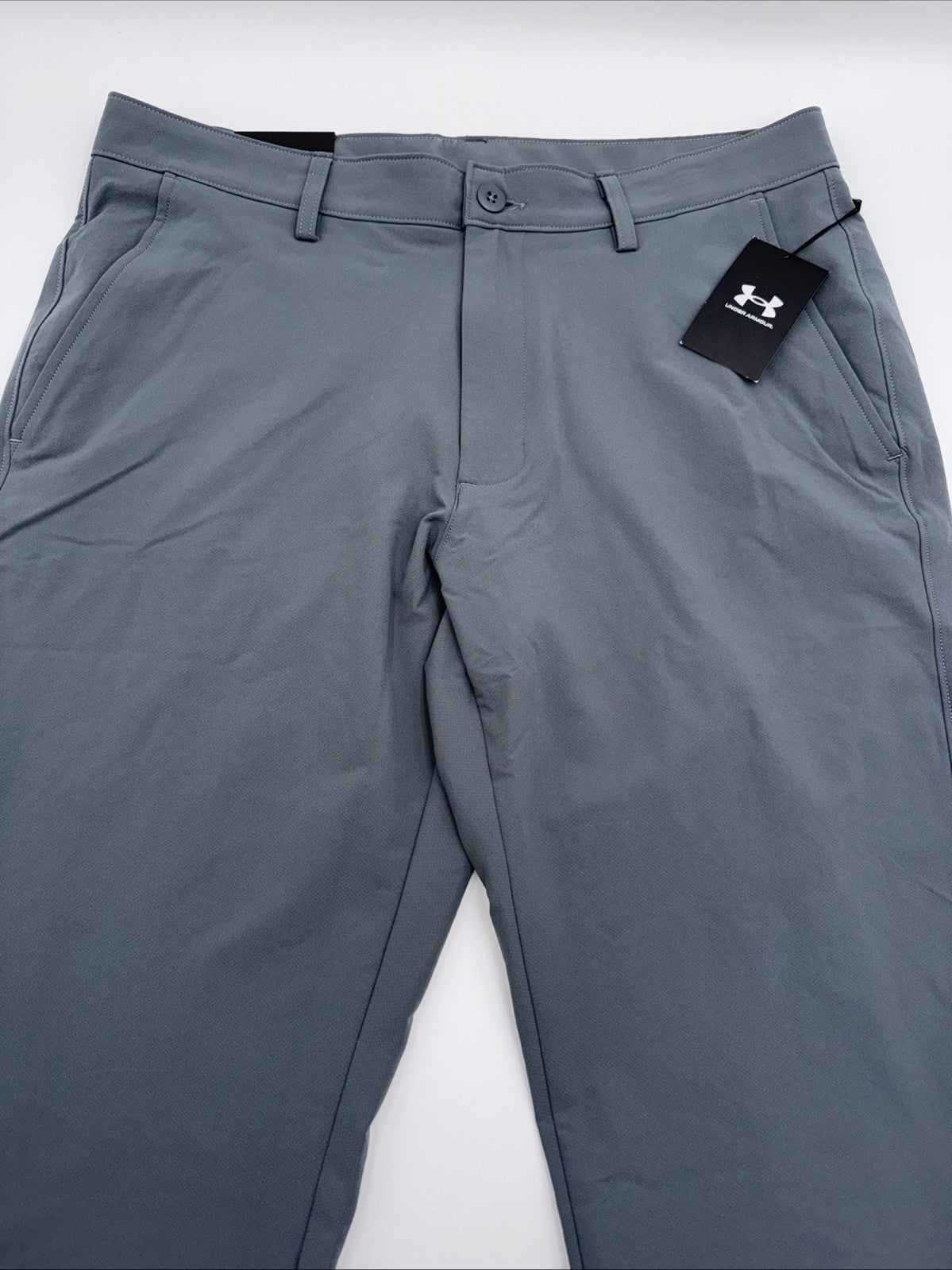 Under Armor Men’s Wicking Golf Flat Front Tech Pants-Pitch Gray-Size 36W 30L-New