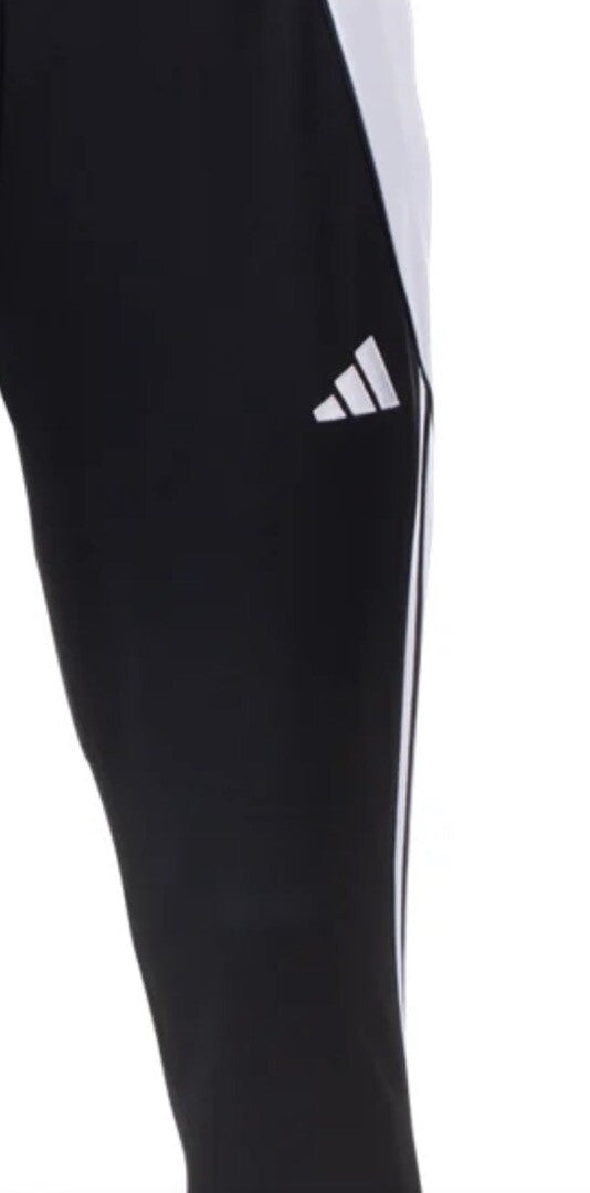Adidas Men's Tiro 24 Slim Training Pants - Black On White- Large - New Tag $50
