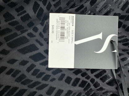 $49 Simply Vera Wang Women’s-Long Sleeve Lined Shirt- Black- XSmall-New Tag