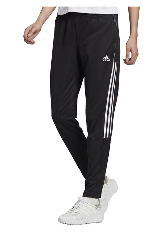 Adidas Women’s Tiro 21 Training Pants Knit Soccer GM7310-Black / White-Small-New