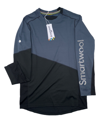 $95 Smartwool Men's Mountain Bike Long Sleeve Jersey - Black - Small-New Tags