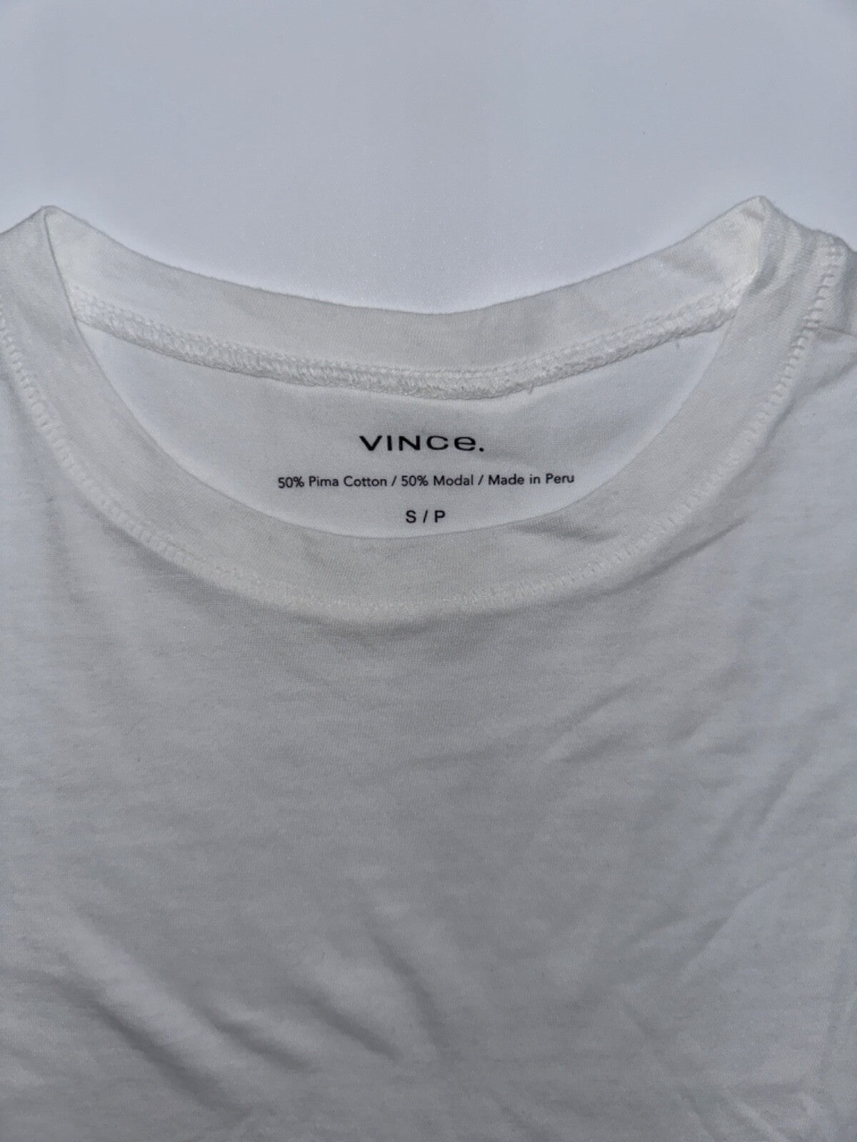 $98 Vince Women's Cotton Long Sleeve Shirt - White - Small - New With Tags