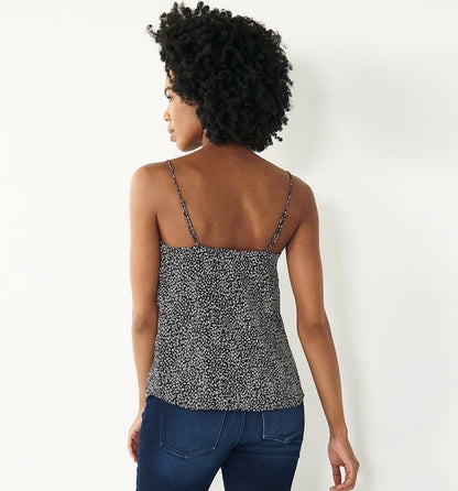 Nine West Women’s-Layering Cami- Black Cheetah- Small-New With Tags