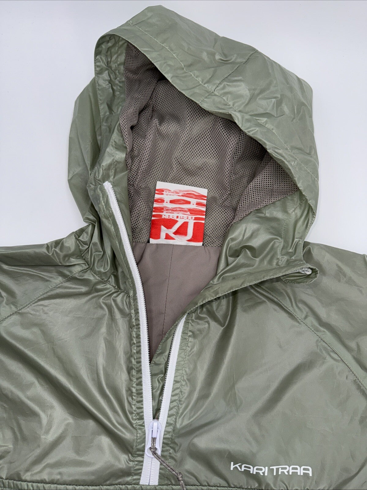 $120 Kari Traa Women’s Pauline Jacket Rain/Run Training-Slate Green- Medium- New