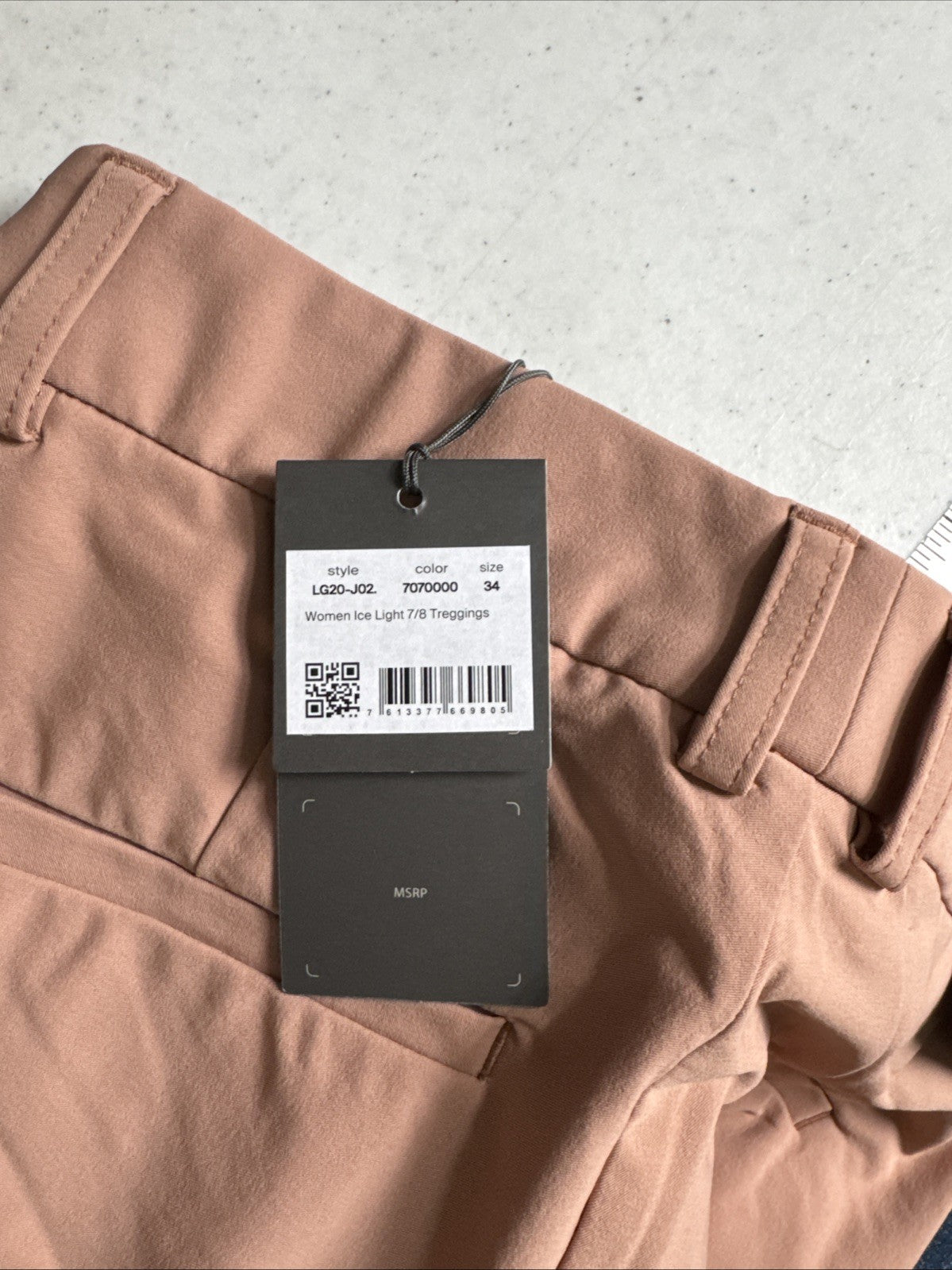 $149 KJUS Women’s Ice Light 7/8 Golf Treggings Pants- Clay- Size34 / US 4-NWT