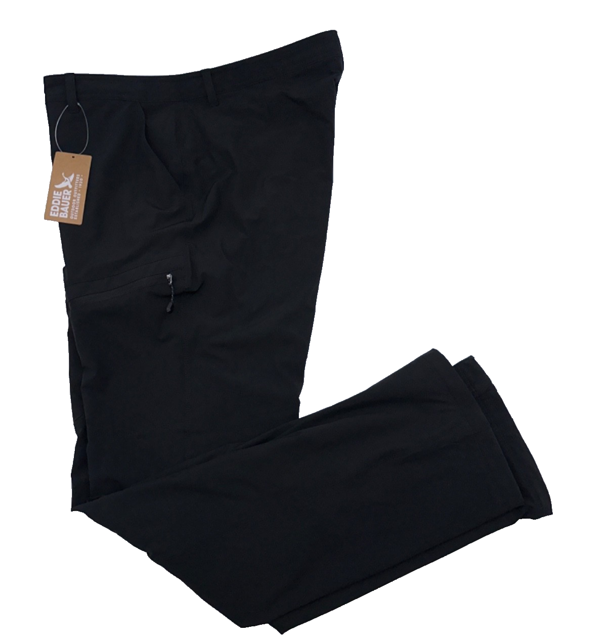 $90 Eddie Bauer Women's 2.0 Polar Fleece Lined Pants - Black - Size 14 - New