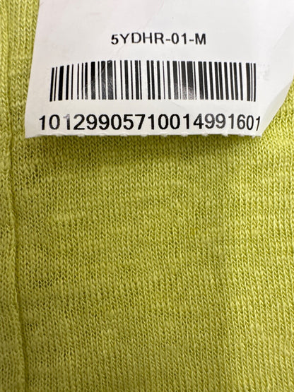 $52 Sigrid Olsen Women’s 100% Linen T Shirt - Lime Green - Medium - New With Tag