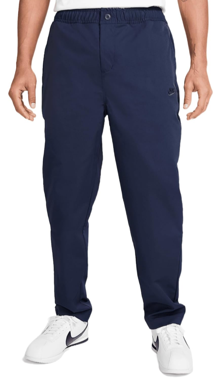 $70 Nike Men’s Tapered Elastic Waist Pants - Blue - Medium - New with tag